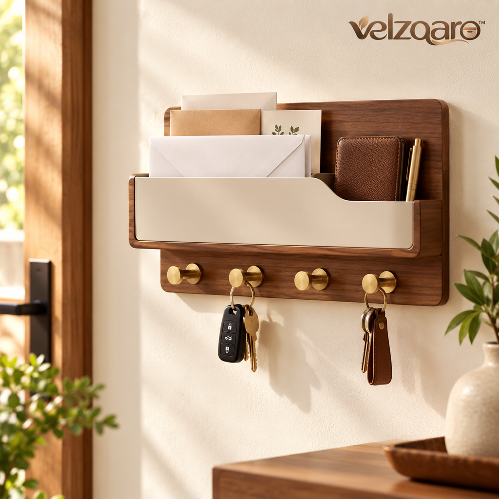 velzqaro™ Mail & Key Wall Organizer image 1