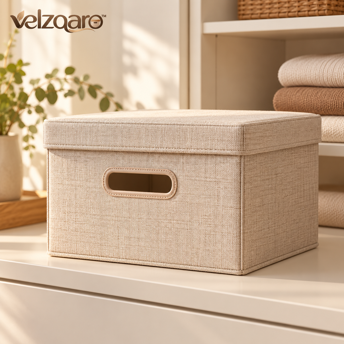 velzqaro™ Stackable Fabric Storage Box image 1