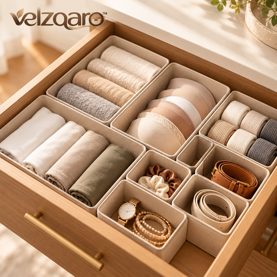 velzqaro™ Drawer Divider Organizer Set image 1