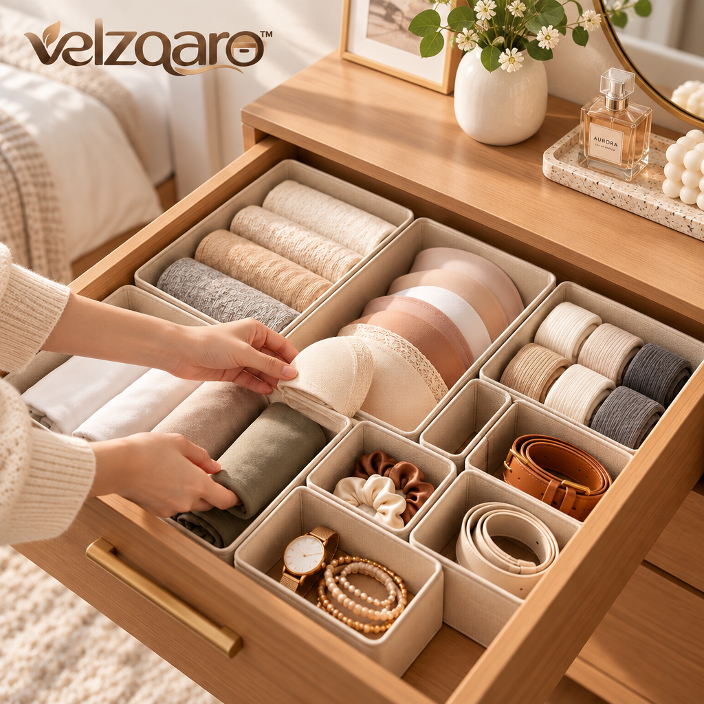 velzqaro™ Drawer Divider Organizer Set image 4