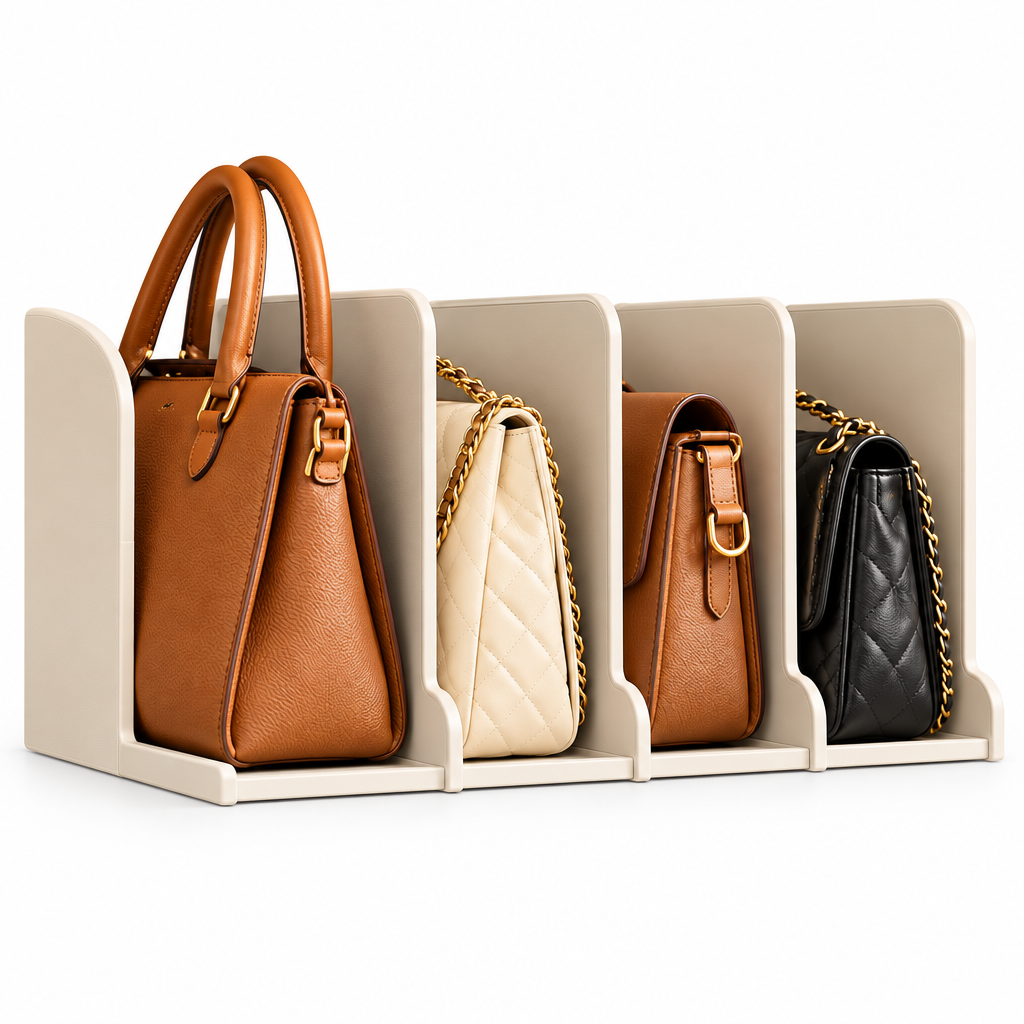 velzqaro™ Handbag & Purse Shelf Organizer image 3
