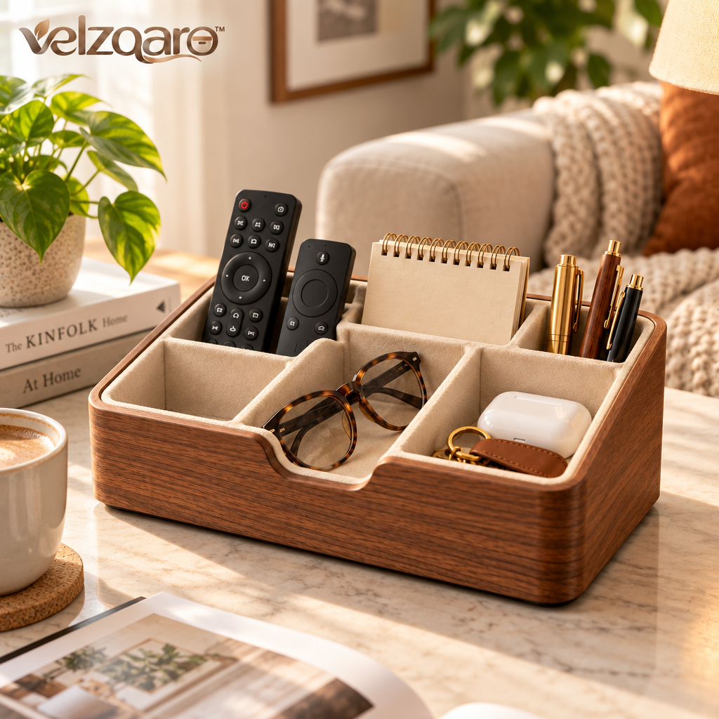 velzqaro™ Remote & Side Table Organizer image 3