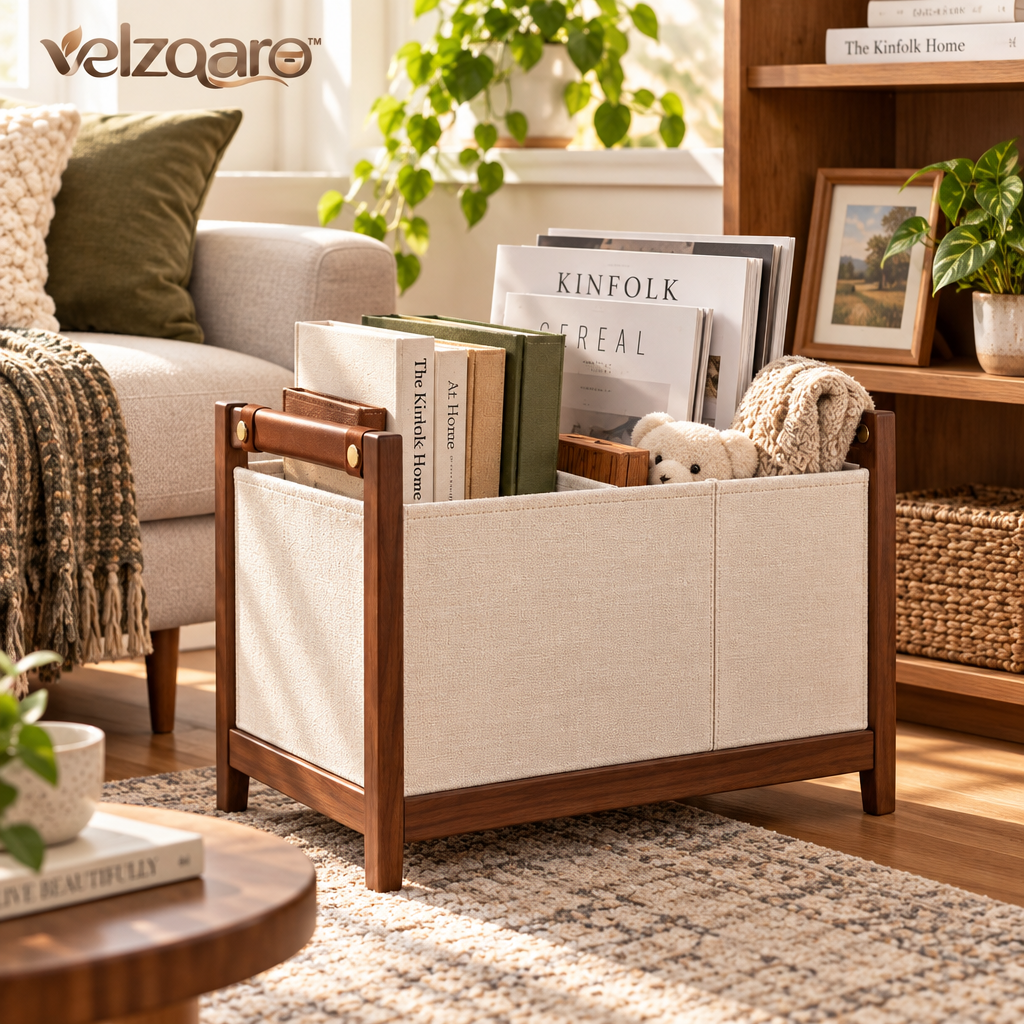 velzqaro™ Magazine & Book Floor Organizer image 3