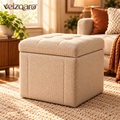 velzqaro™ Decorative Storage Ottoman Bin image 1